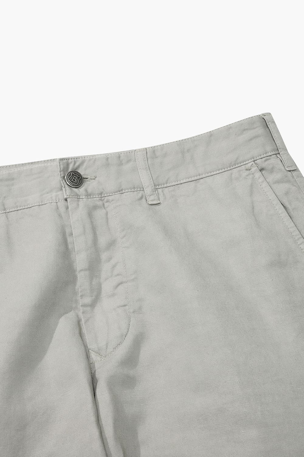 린넨 혼방 슬림 라이트베이지 캐주얼 팬츠