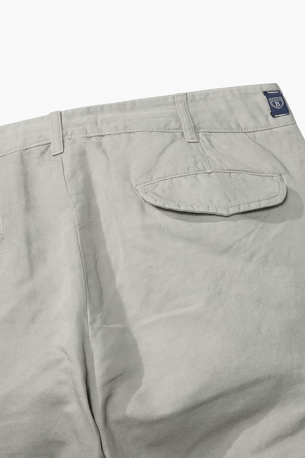 린넨 혼방 슬림 라이트베이지 캐주얼 팬츠