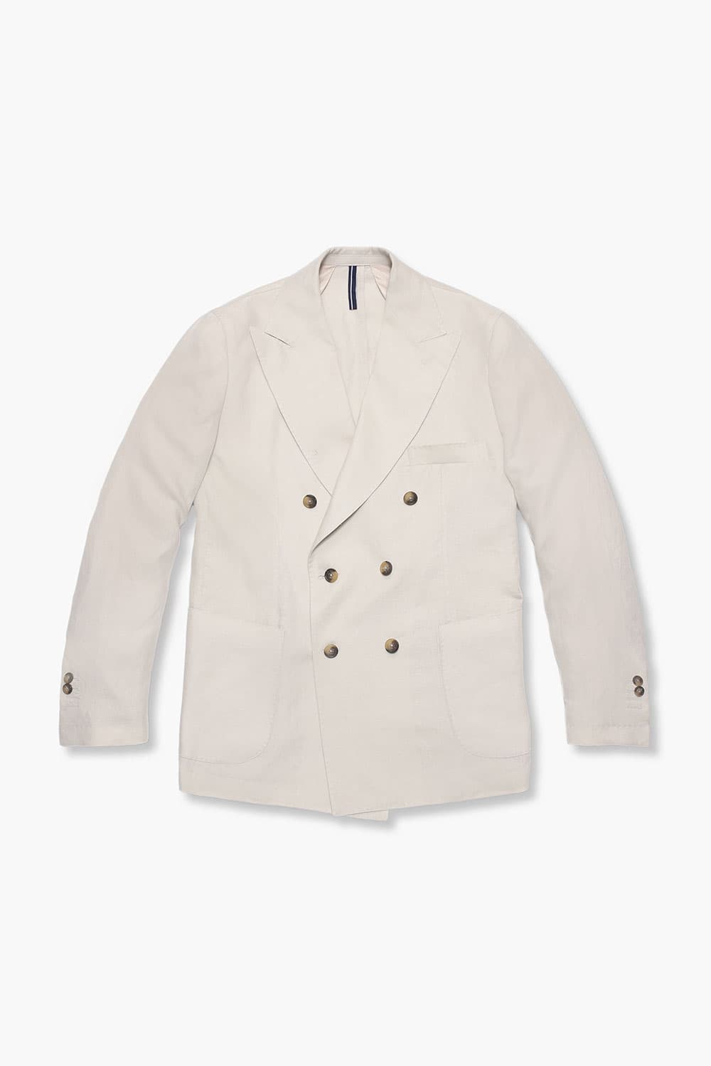 린넨 더블브레스티드 907 라이트베이지 테일러드 자켓