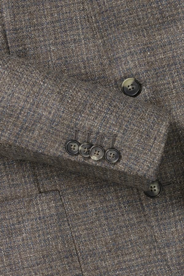 울 플란넬 체크 테일러드 자켓 GSH3516H351602