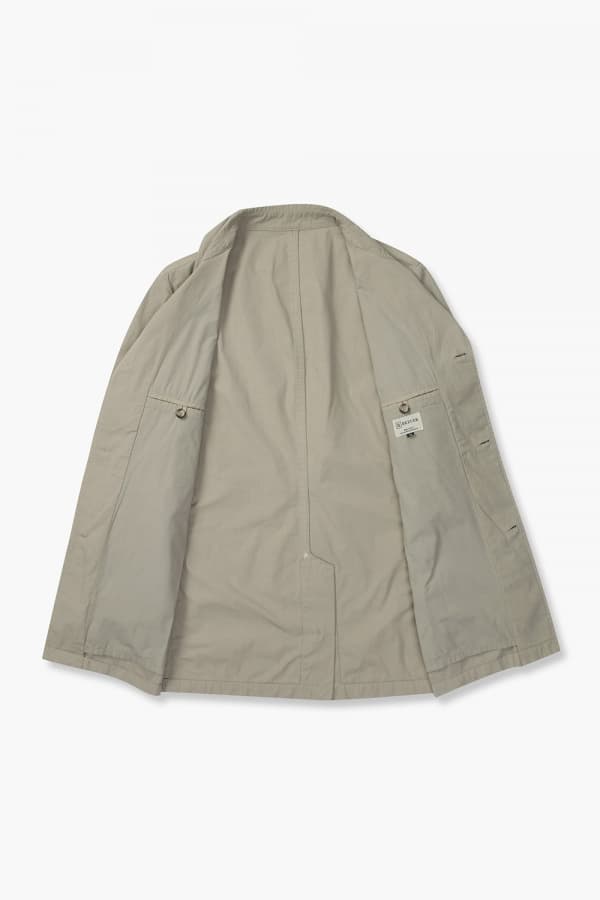 코튼 가먼트다잉 리베에라 102 베이지 트렌치 코트