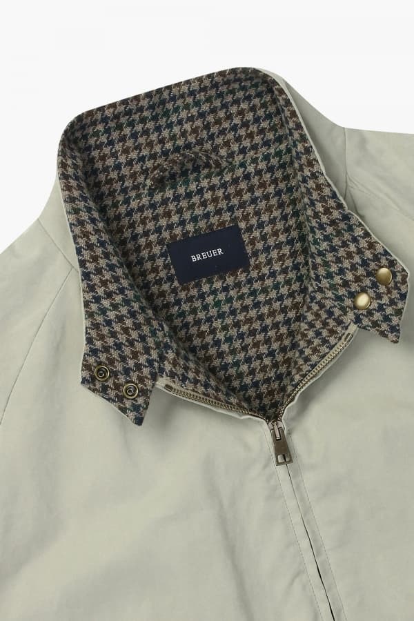 왁스 코튼 베이직 블루종 821 라이트그린 점퍼