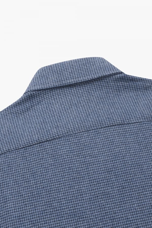 코튼 베이직 플란넬 307 네이비 셔츠