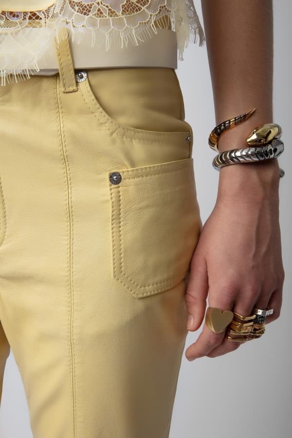 Elvir Leather Pants